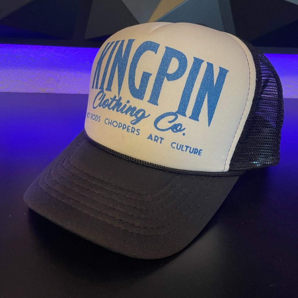 Kingpin Clothing Co Hot Rod Chopper Foam Trucker Hat